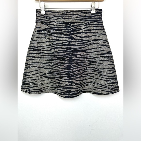 A.L.C. Alonso Metallic Tiger Print Skirt Size Small NWT - Picture 7 of 11